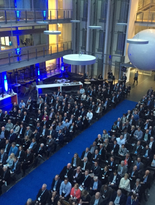 Atriet rigget for konferanse